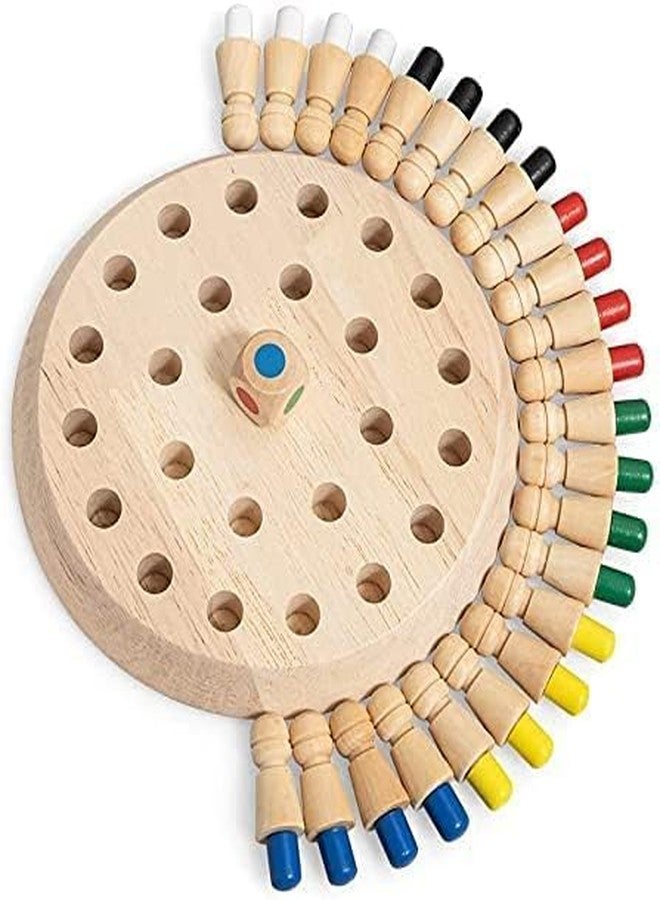 Guellix Wooden Memory Match Stick Chess Game, BLOWEST Colorful Memory Chess, Funny Block Board Game, Early Educational Toy, Brain Training Games for Kids (White) - Image 1